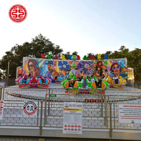 Manège mobile Breakdance, parc d'attractions portable, manèges pour enfants et adultes, sensations fortes, Break Dance fou avec remorque montée à vendre
