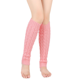 Wholesale Autumn and Winter Warm Woolen Knitted Foot Warmers Long Leg <strong>Boot</strong> Covers <strong>Slouch</strong> Socks - Product Image 5