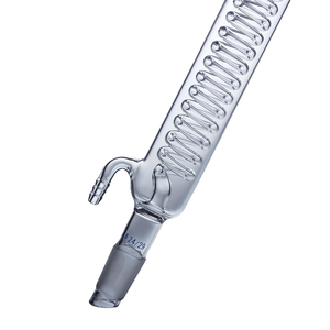 Condensador químico de laboratorio en forma de serpiente Tubo Condensador de reflujo Graham Condensadores de aire - Product Image 2
