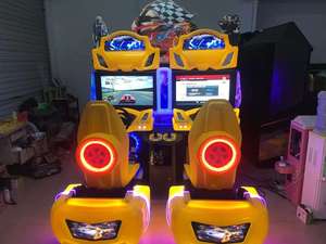 Machine de jeu commerciale de course automobile d'arcade avec son immersif et retour de vibrations - Product Image 4