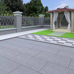 Dalles de porcelaine antidérapantes modernes grand format 20 mm, gris mat, pour hall d'entrée, patio, entrepôt, hôpital et zones à fort trafic - Product Image 3