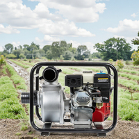 Tragbare 4-Zoll-Benzin-Wasserpumpengeneratoren Hochdruck-Reinwasser FLÜSSIG