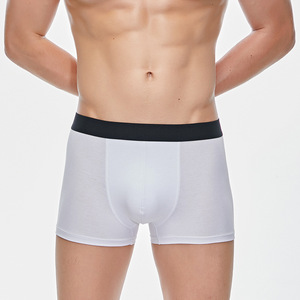 Herren-Boxershorts aus Baumwolle mit individuellem Logo, einfarbig, strapazierfähig, sportlicher Stil - Product Image 5