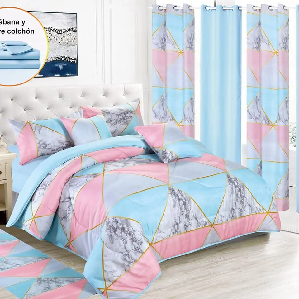 Southwest 3d Printed Bedding Sets With Matching Curtains 8pc 10pc 12pc Curtains With Quilted Quilt Bed Cover curtain bedding set