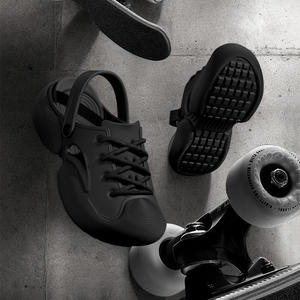 Zuecos de Plataforma Gruesa de una Pieza de EVA para Hombre, Blancos con Verde Neón, con Cordones, Antideslizantes, Sandalias de Senderismo para Exteriores - Product Image 4