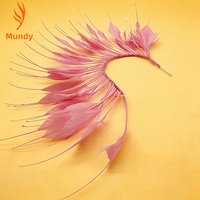 Plumes colorées pour fascinators de Royal Ascot, coiffes de spectacle pour enfants et décorations de fêtes.