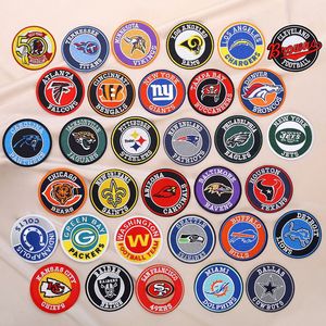 32 NFL Mỹ Bóng Đá Giải Đấu Đội Biểu Tượng Đội Huy Hiệu Vòng Phù Hiệu Sắt Trên Thêu Vá - Product Image 1