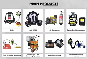 Appareil Respiratoire Isolant (ARI) Marin Portable SOLAS MED avec Bouteille en Acier de 6L à Bon Prix d'Usine - Product Image 6