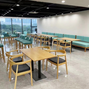 Set di Mobili Moderni per Ristoranti all'Ingrosso, Divanetti per Fast Food, Tavoli e Sedie in Metallo per Sala da Pranzo, 5.02 Recensioni 4 <span class=keywords><strong>Bu</strong></span> - Product Image 1