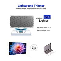 Panneau LED de promotion touristique pour hall d'hôtel P1.538, affichage couleur fixe intérieur HDR10, résolution 8K pour sites touristiques renommés
