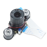 Fabrika fiyat 5MP ahududu pi B 4/3/2 nesil otomatik beyaz gece IR_CUT kamera lens OV5647 topu varil lens