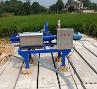 Machine de déshydrateur de fumier de vache de ferme porcs équipement de séchage de fumier de cheval séparateur de liquide solide de fumier de poulet de porc