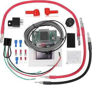 실리콘 절연체가 있는 듀얼 배터리 연결 및 모니터 키트 절연체 - Product Image 1