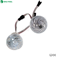 Module LED Pixel RVB SMD5050 adressable SHIJI 24V DC 45mm, lumière pleine couleur UCS1903 WS2811 Cabochon pour parc d'attractions extérieur