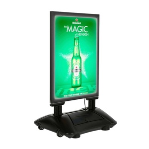 Best Quality A1 Pavement Sign Backlit LED Light <b>Battery</b> <b>Operated</b> Outdoor LED Light Box LED Pavement Sign - Product Image 1