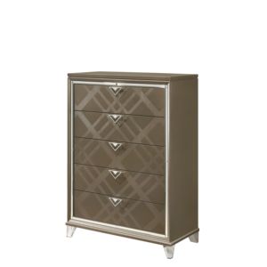 Tocador DB Skylar en acabado champán oscuro - Product Image 5