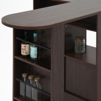 Mostrador de Bar de madera giratorio moderno, muebles versátiles para el hogar, Bar, Hotel, bodega, cocina, sala de estar, Oficina
