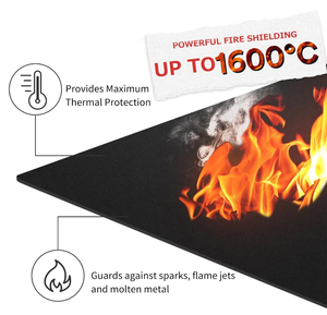 Vêtements de protection contre l'incendie en fibre de carbone haute densité Huarui 1000 ℃ ignifuge résistant à la température chaleur d'évacuation de sécurité - Product Image 6