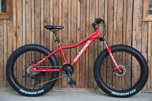 Vélo VTT Neige Personnalisé d'Usine 26 Pouces à Pneus Larges, Roue à Trois Rayons Noirs, 27,5 Pouces, 21 Vitesses, en Acier - Product Image 2