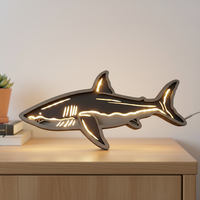 Lampe de table moderne en bois clair avec fonction de changement de couleur, design artisanal, pour décoration