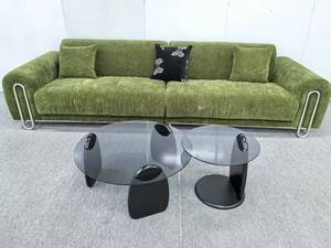 Итальянский журнальный столик из закаленного стекла в скандинавском стиле для небольших квартир, легкий роскошный интернет-знаменитости - Product Image 6