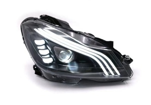 Faro Auto-y a Tre Barre per <span class=keywords><strong>Mercedes</strong></span> <span class=keywords><strong>W204</strong></span> 2011-14, Aggiornamento Fari LED <span class=keywords><strong>C180</strong></span> per <span class=keywords><strong>W204</strong></span>, Accessori Auto - Product Image 4