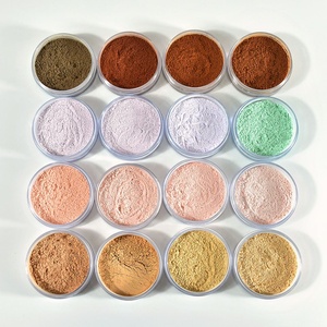 AKIACO Vente en gros <span class=keywords><strong>Poudre</strong></span> libre de maquillage rose végétalien sans talc personnalisée pailletée mate et floue waterproof pour maquillage de marque privée - Product Image 1