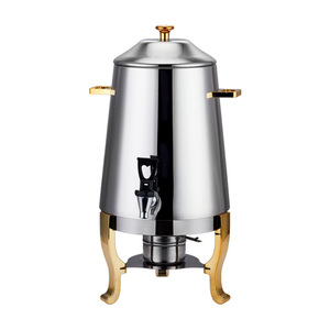 Distributeur de boissons chaudes en acier inoxydable 13L Self-<span class=keywords><strong>service</strong></span> Distributeur de boissons à friction en or à vendre - Product Image 1