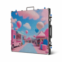Pantalla LED de Alquiler para Exteriores P4.81, Ligera, con Bloqueo Rápido, IP65 Impermeable, Alto Brillo, para Eventos de Marca