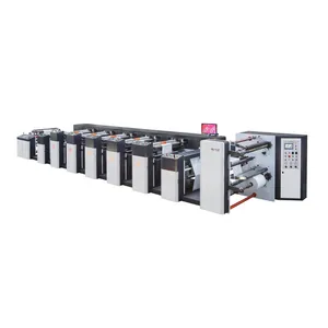 High quality durable using various two colors horizontal flexo label printing machine hy