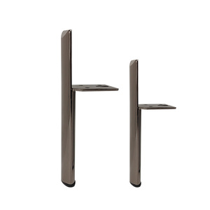 Pieds de meubles en alliage d'aluminium Wansheng, finition noir mat, style moderne et simple, pour canapé, table basse, meuble TV, accessoires de quincaillerie - Product Image 1