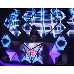 LED DJ Booth and LED DJ Facade  Dj booth, Dj room, Nightclub design