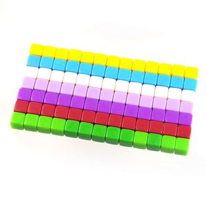 Cubo de Plástico Acrílico Mini de Alta Calidad, Personalizable, para Juegos de Mesa, Componentes y Piezas - Product Image 3
