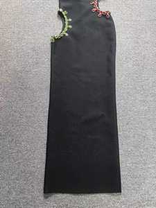 OEM Factory bendaggio personalizzato di alta qualità abito da sera elegante <span class=keywords><strong>nero</strong></span> modesto abito da Cocktail Club Sexy - Product Image 6