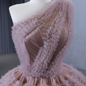 Jancember 231133 Vestidos de fiesta de noche elegantes con cordones fruncidos de un hombro - Product Image 2