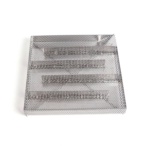 <span class=keywords><strong>Plateau</strong></span> <span class=keywords><strong>de</strong></span> fumage robuste en acier inoxydable perforé, résistant à la chaleur, pour la découpe et le pliage, idéal pour le barbecue domestique et commercial - Product Image 6