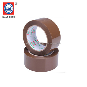 다크 브라운 Opp 테이프 3 인치 탄 컬러 판지 밀봉 강한 접착 수성 아크릴 BOPP 접착제 다크 브라운 포장 테이프 - Product Image 4