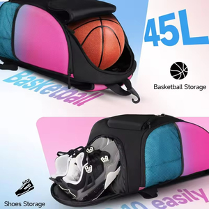 <span class=keywords><strong>Sac</strong></span> à dos <span class=keywords><strong>de</strong></span> basketball avec porte-ballon et compartiment à chaussures, <span class=keywords><strong>grand</strong></span> <span class=keywords><strong>sac</strong></span> <span class=keywords><strong>de</strong></span> <span class=keywords><strong>sport</strong></span> pour accessoires <span class=keywords><strong>de</strong></span> basketball, adapté au football et au volley-ball - Product Image 3