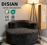Fauteuil individuel rembourré confortable pour salon et chambre à coucher