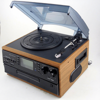 Multi-phonographe avec lecteur CD, platine vinyle, lecteur de cassette, lecteur de disque vinyle classique