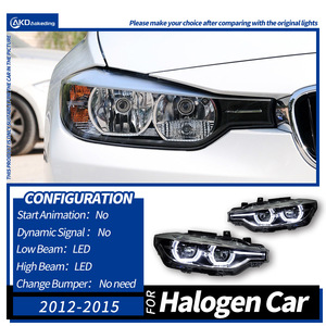 2012-2019 for F30 Modified Spoon Headlight Assembly LED Turn Signal Accessories New 6000K Color Temperature <b>H4</b> Bulb Special 2012 - Product Image 6