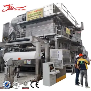 Rollo Jumbo de alta velocidad 2850mm máquina de fabricación de papel higiénico de media luna con precio de fábrica