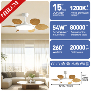 Lámpara <span class=keywords><strong>Ventilador</strong></span> LED de <span class=keywords><strong>Diseño</strong></span> Moderno de Alta Gama, 3/6 Aspas, Control Remoto, Motor DC, Iluminación de Espectro Completo, Alto CRI 90, Bajo Ruido, Regulable - Product Image 3