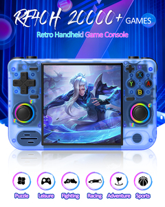 Console di Gioco Portatile Classica Blu RF40H, Retro con Doppio Joystick 3D, Schermo Orizzontale, Supporto PSP Arcade WIFI e HDTV - Product Image 2