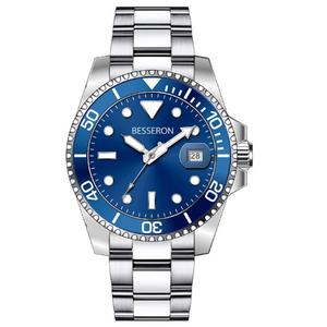 Reloj de Lujo para Hombre Más Vendido, Reloj de Cuarzo de 41 mm con Logotipo Personalizado para Hombre, Correa de Acero Inoxidable, 5 ATM, Resistente al Agua, Reloj de Pulsera Masculino - Product Image 5