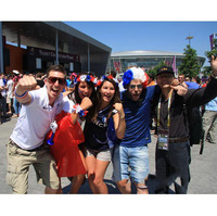 Casquette en polyester pour enfants, motif La Coq Gaulois, pour les fans de football français, idéale comme cadeau