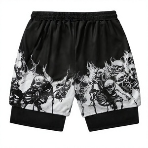 Pantalones Cortos Deportivos para Hombre, Tejidos, 100% Algodón, con Cordón Ajustable, Cintura Media, Personalizables, Transpirables, de Malla, Secado Rápido, Servicio OEM - Product Image 4