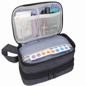 Sac de stockage d'huile essentielle portable à double couche en polyester durable de bonne qualité - Product Image 1