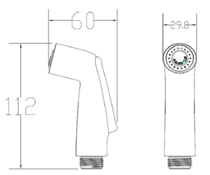 高品質の衛生陶器、バスルームトイレ、シャワーヘッド、トイレスプレーホルダー、シャタフセット、ビデ蛇口を製造 - Product Image 5