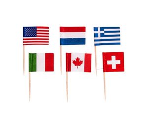 Palillos de Madera Desechables Personalizados de Alta Calidad con la Bandera de Israel, Ecológicos, para Decoración de Comida en Fiestas, de Zhejiang Mircoeco - Product Image 1